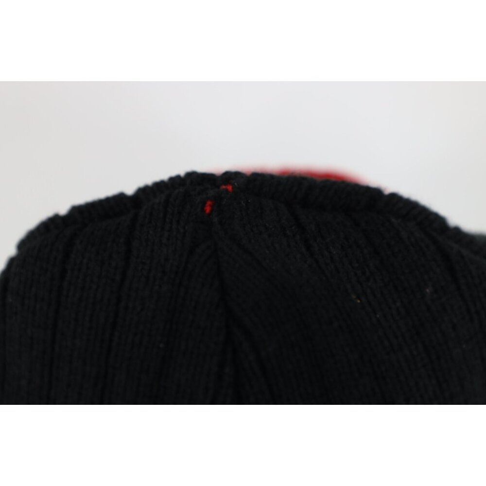 Vintage The Ohio State University Chunky Ribbed Knit Beanie Hat Cap Winter OSFA - Picture 7 of 9